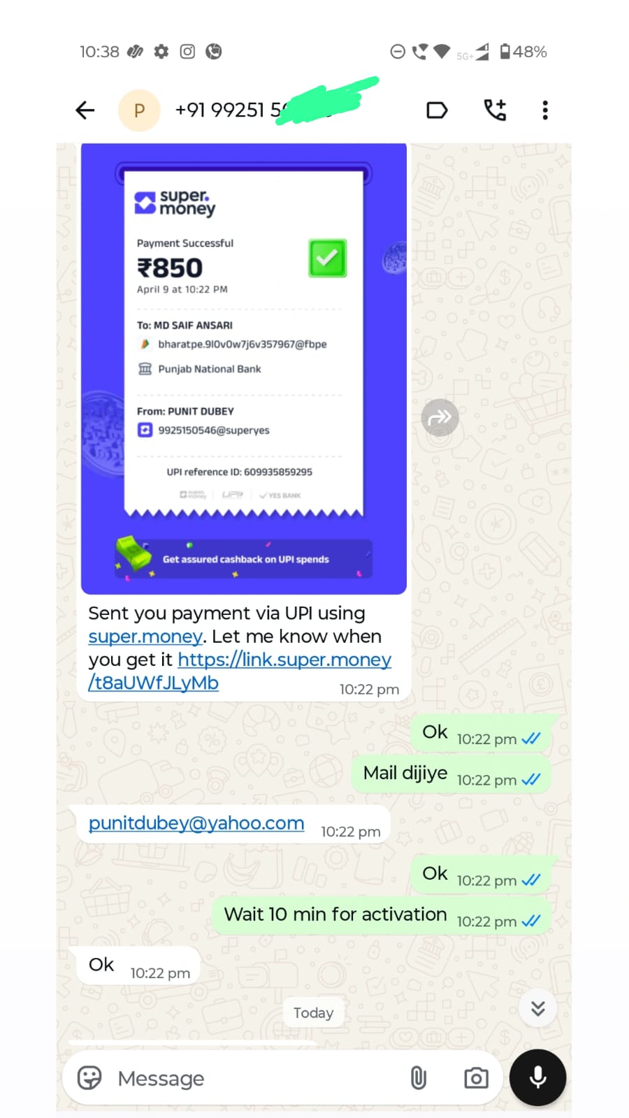 Purchased Learning Bundle manually from us,We have given the subscription in whatsapp . You can directly purchase through our website for instant activation..